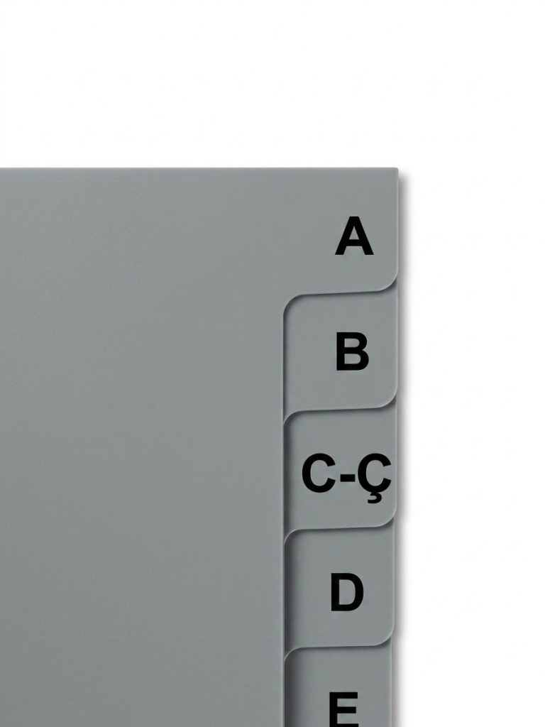 Dosy Plastik Seperatör Harfler (A-XYZ)