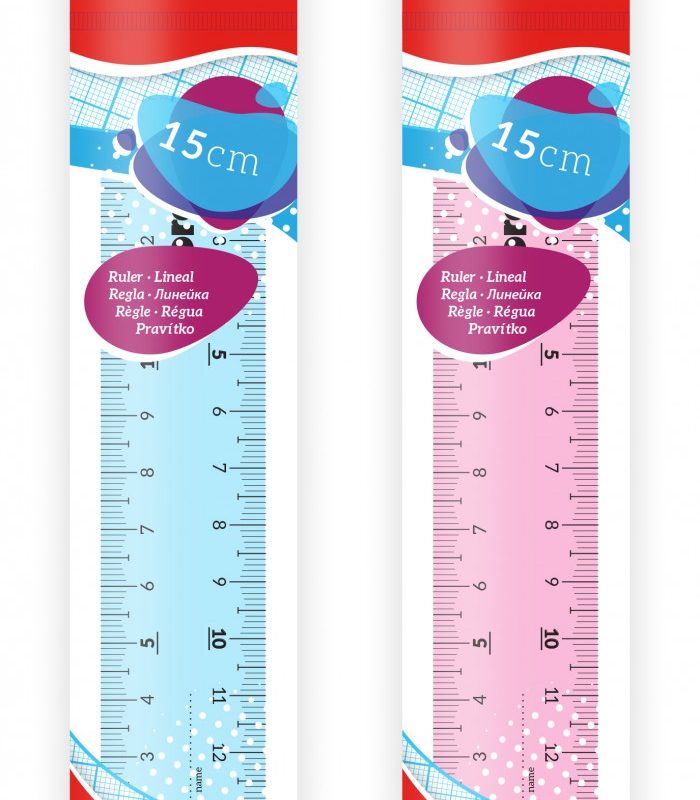 KORES Şeffaf Cetvel (15CM)