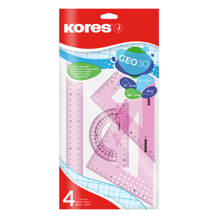 KORES Cetvel Seti (30CM)
